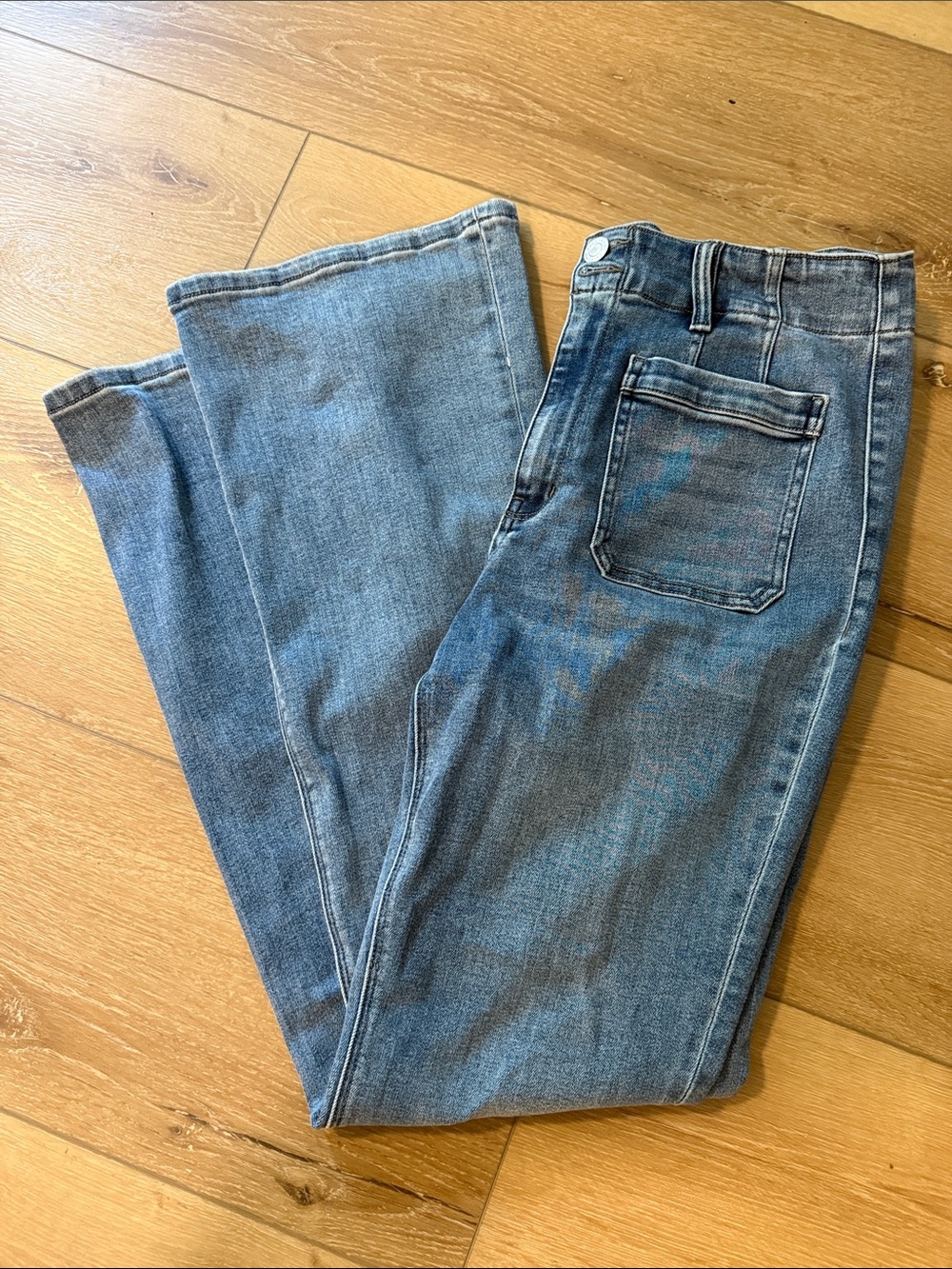 Women's Light Blue Flare Jeans